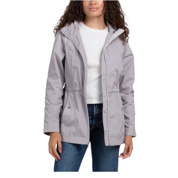 COLE HAAN Short Travel Packable Raincoat - Picture 1 of 2